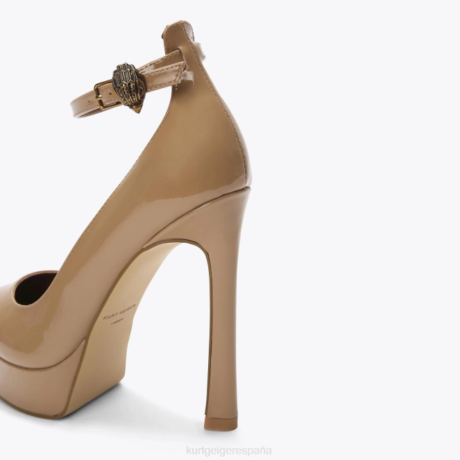 Kurt Geiger mujer Tribunal de la plataforma Shoreditch de Londres 2LPR407 | calzados camello